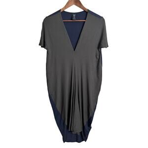 Zero + Maria Cornejo Draped Cocoon Dress Stretchy Flowy Womans Medium